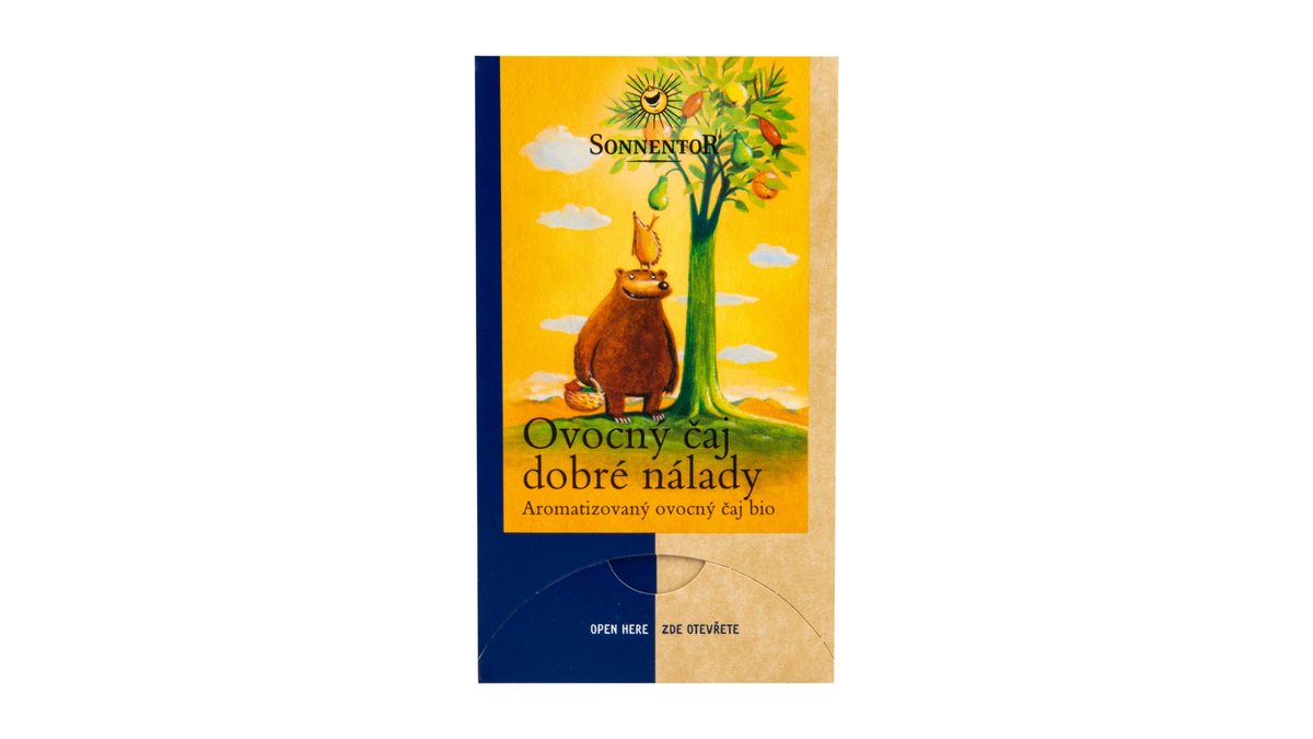 Sonnentor Čaj Ovocný dobré nálady BIO, 18 x 2,5 g
