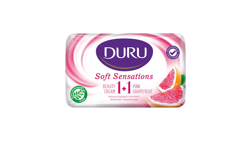 Duru Bərk Sabun 1+1 Qreyfrut-Nemlen Krem