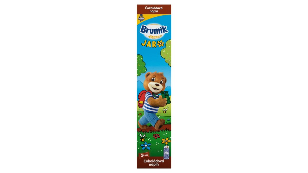 Opavia Brumík Čokoládová náplň 3 x 30g (90g)