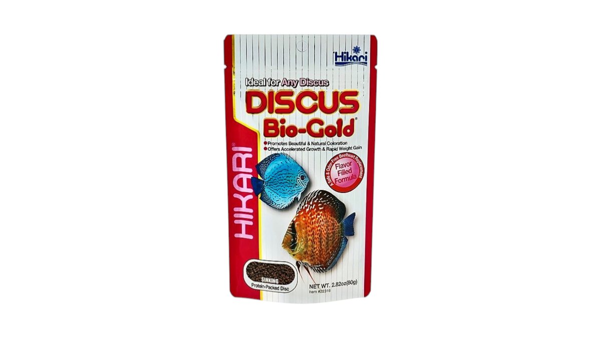 Discus | Bio-Gold | Sinking - 80gr (Hikari) | Scarlet Macaw Pet Shop | Wolt