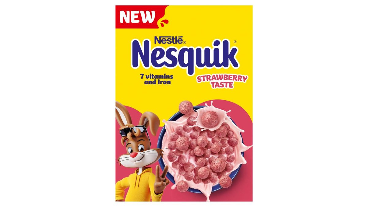 Nesquik Cereálie jahodová příchuť 330g
