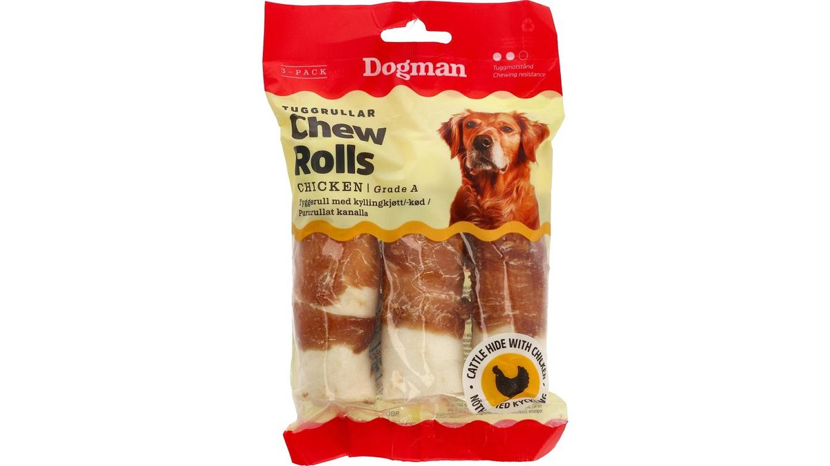 Dogman Tuggpinnar Kyckling Small, 360 g