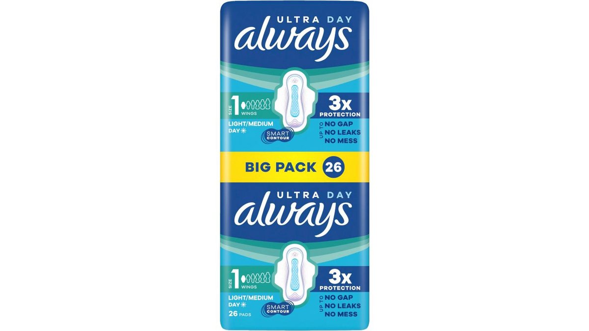 Always Bindor Ultra Normal, 26-pack