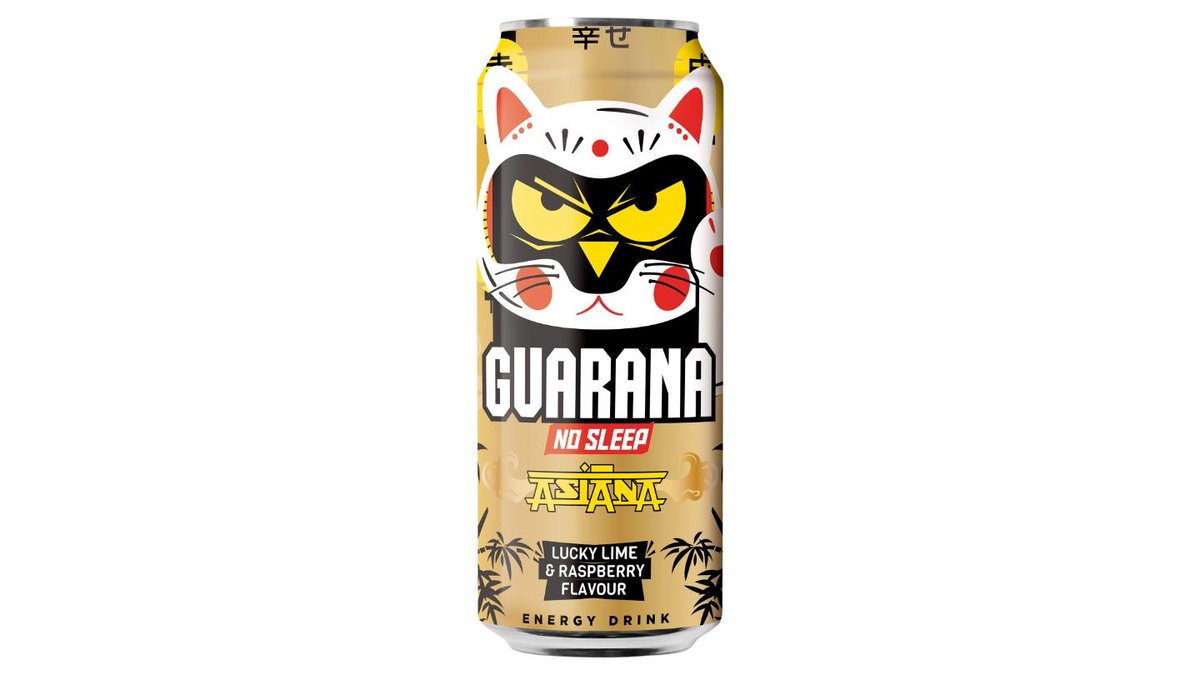 Guarana No Sleep Asiana Lucky Lime & Raspberry Energy Drink 500ml