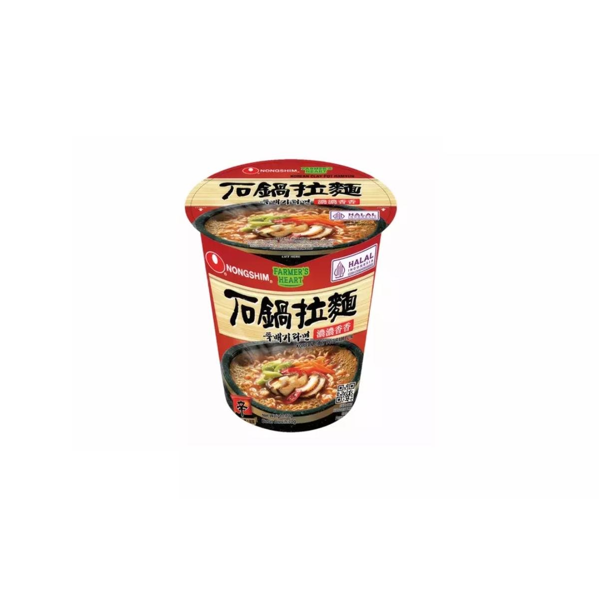Лапша Nongshim halal clay pot ramyun 70г