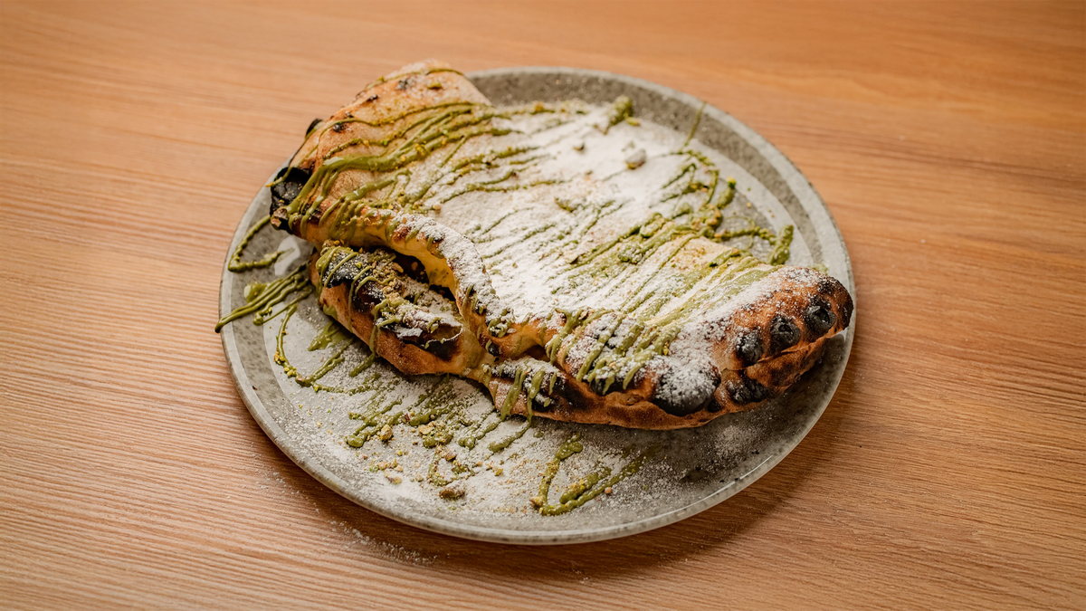 Calzone di Pistacchio e Nutella