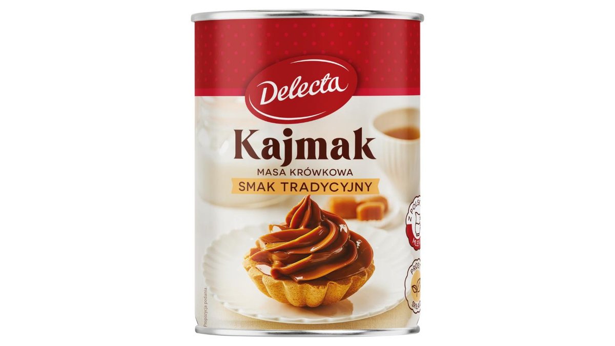 Delecta Kajmak masa krówkowa smak tradycyjny 400 g