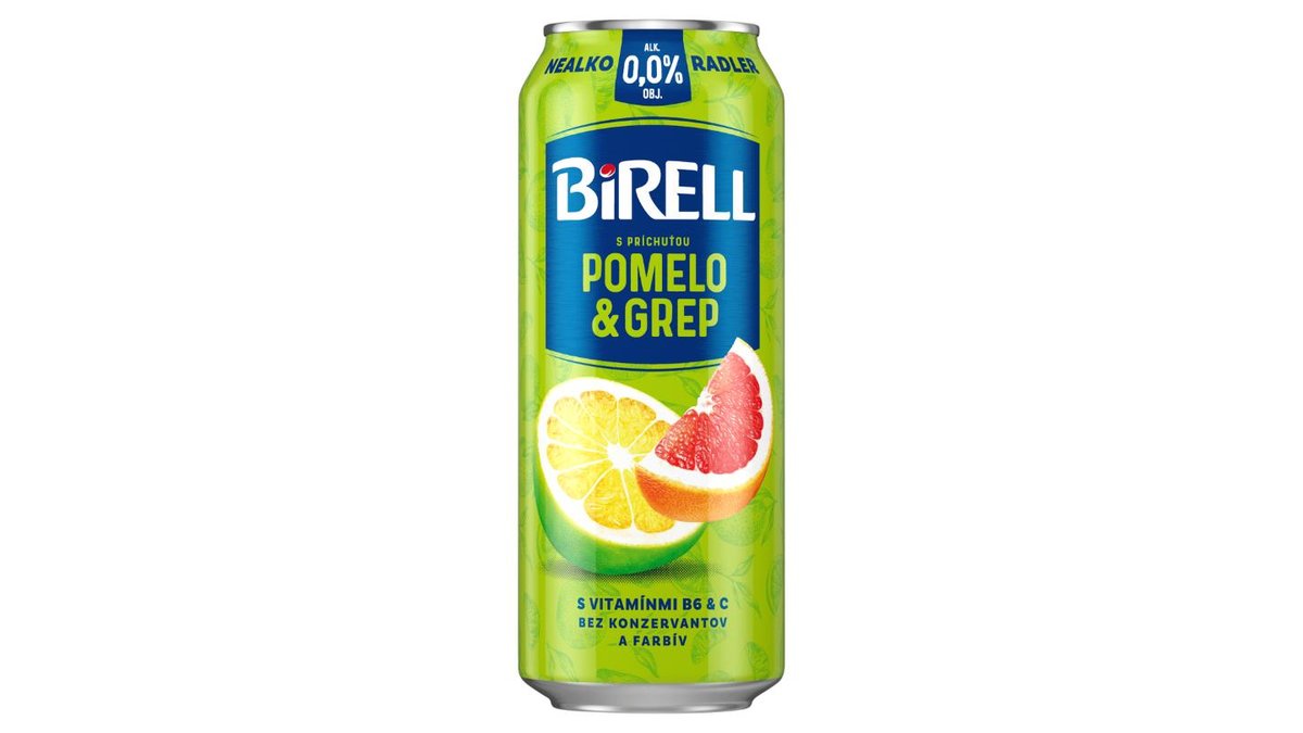 BIRELL Radler pomelo & grep 0,0 0,5l