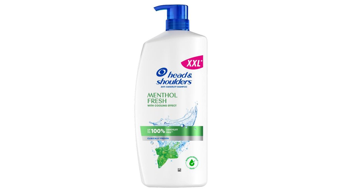 Head & Shoulders Menthol Fresh Šampon proti Lupům, 800 ml Pumpička. Každodenní Použití