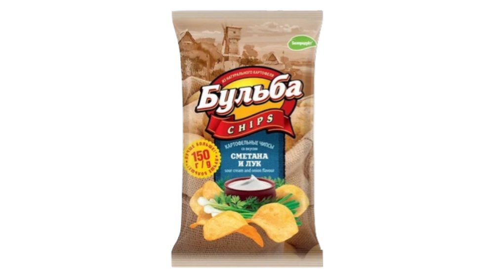 Bulba Chips Soğan və Xama 150qr