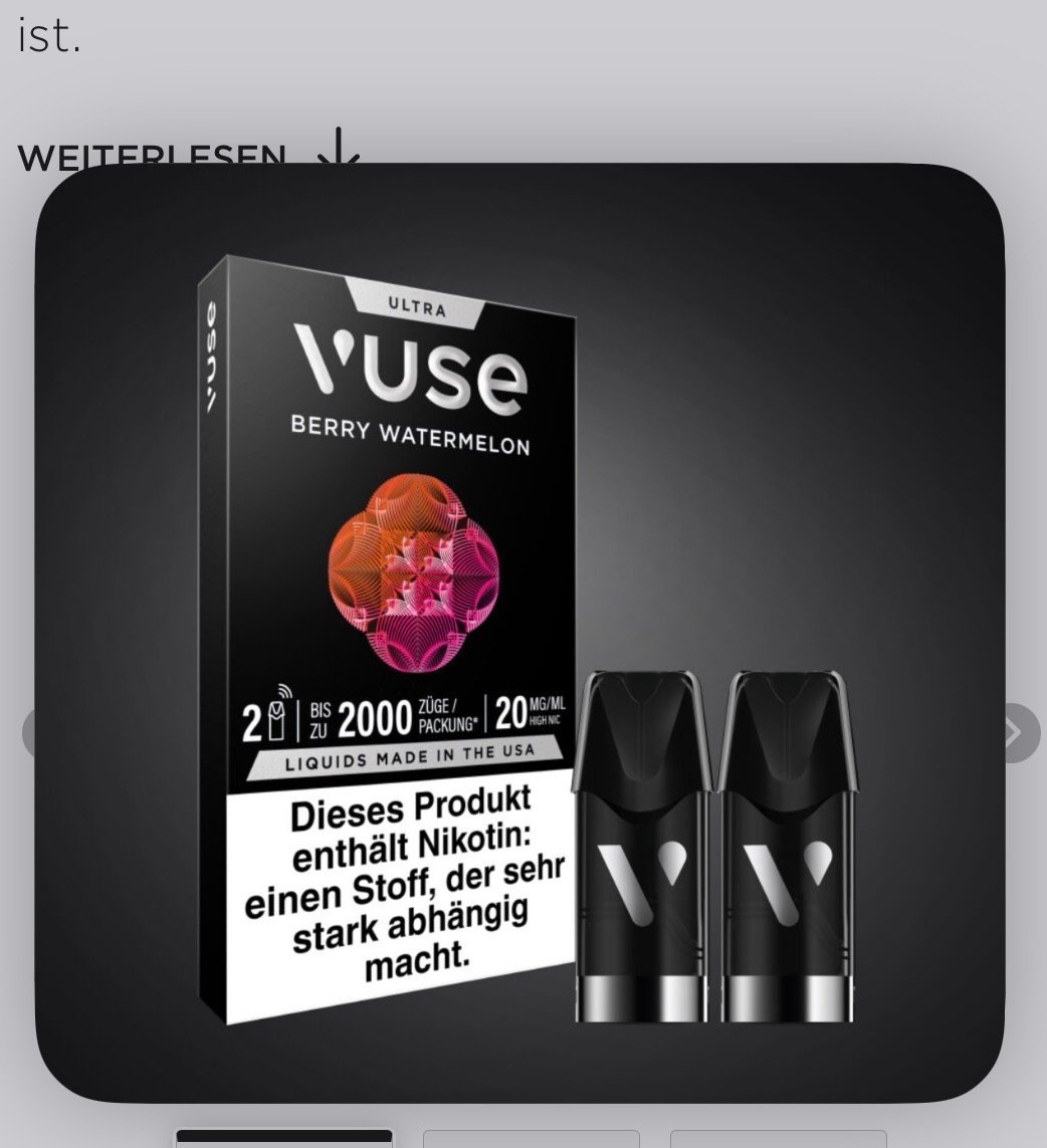 vuse ultra berry watermelon Vuse ULTRA Pods Berry Watermelon online kaufen main image 1