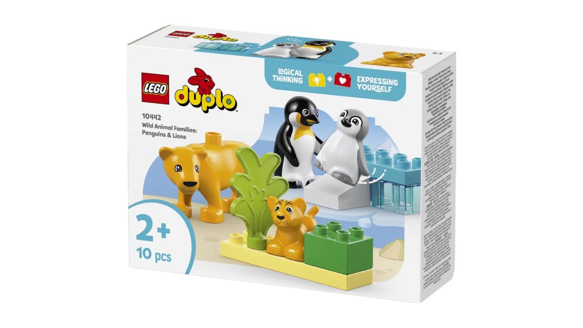 LEGO DUPLO Vilde dyrefamilier pingviner og løver 10442
