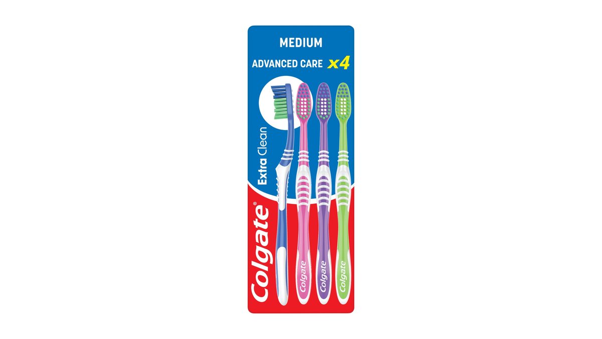 Tandbørster Extra Clean Medium, Colgate