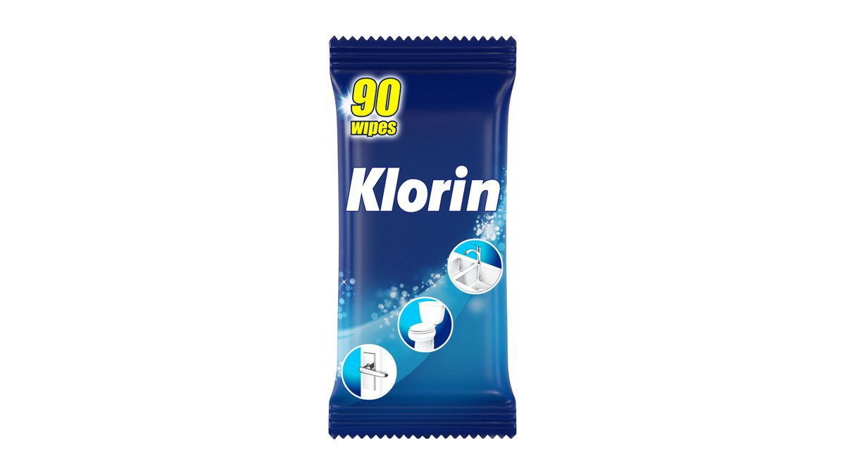 Renseservietter, Klorin