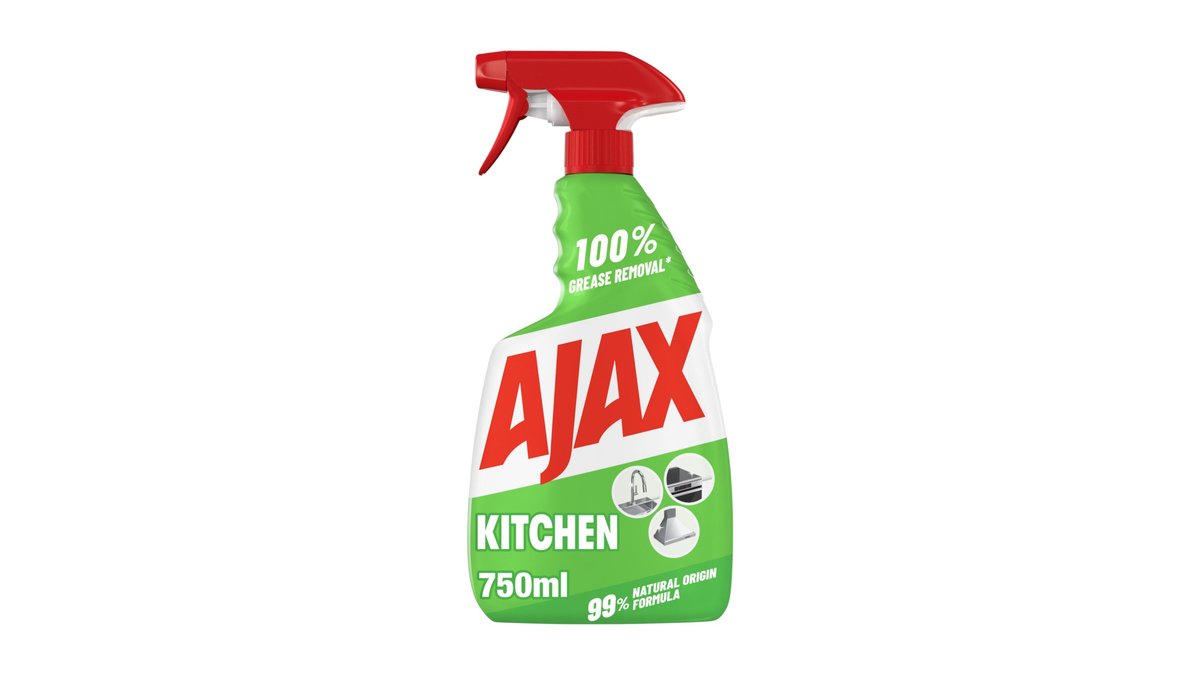 Køkkenrengøring i sprayflaske, Ajax
