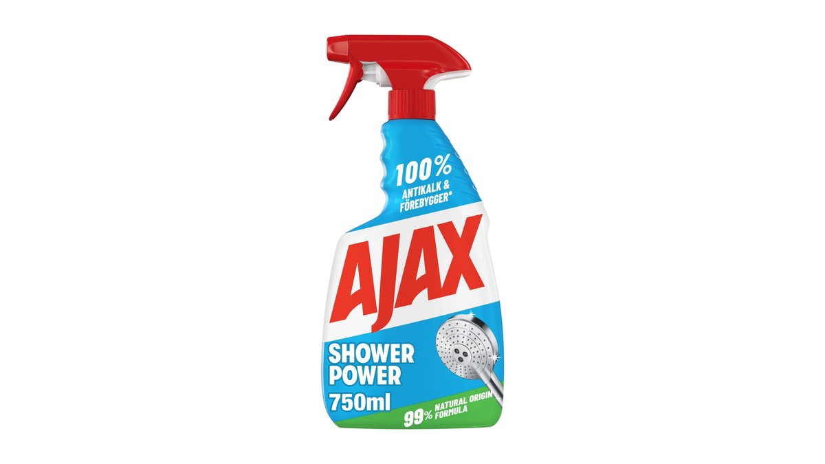Rengøringsspray t. brusekabine, Ajax