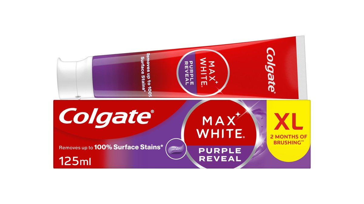 Tandpasta Max White Purple Reveal, Colgate