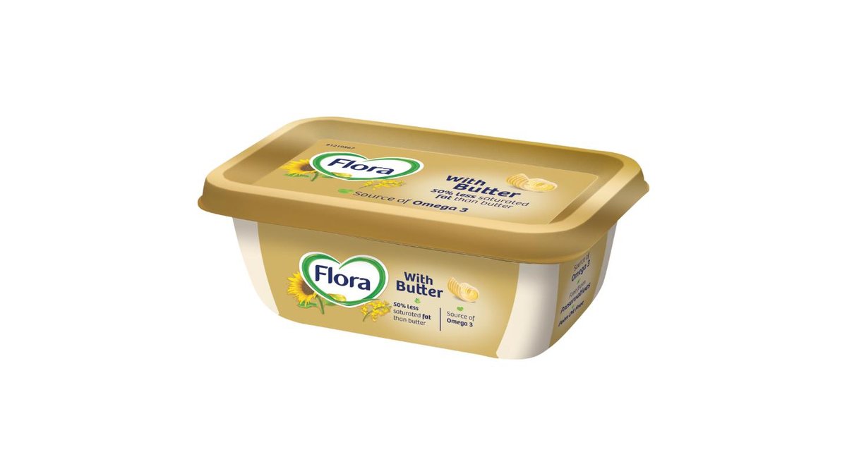 Flora S máslem 225g