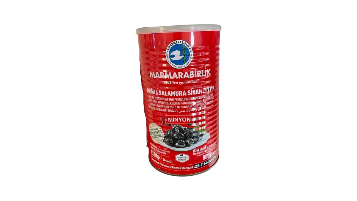 MARMARABIRLIK ČIERNE OLIVY SALAMURA 800 G
