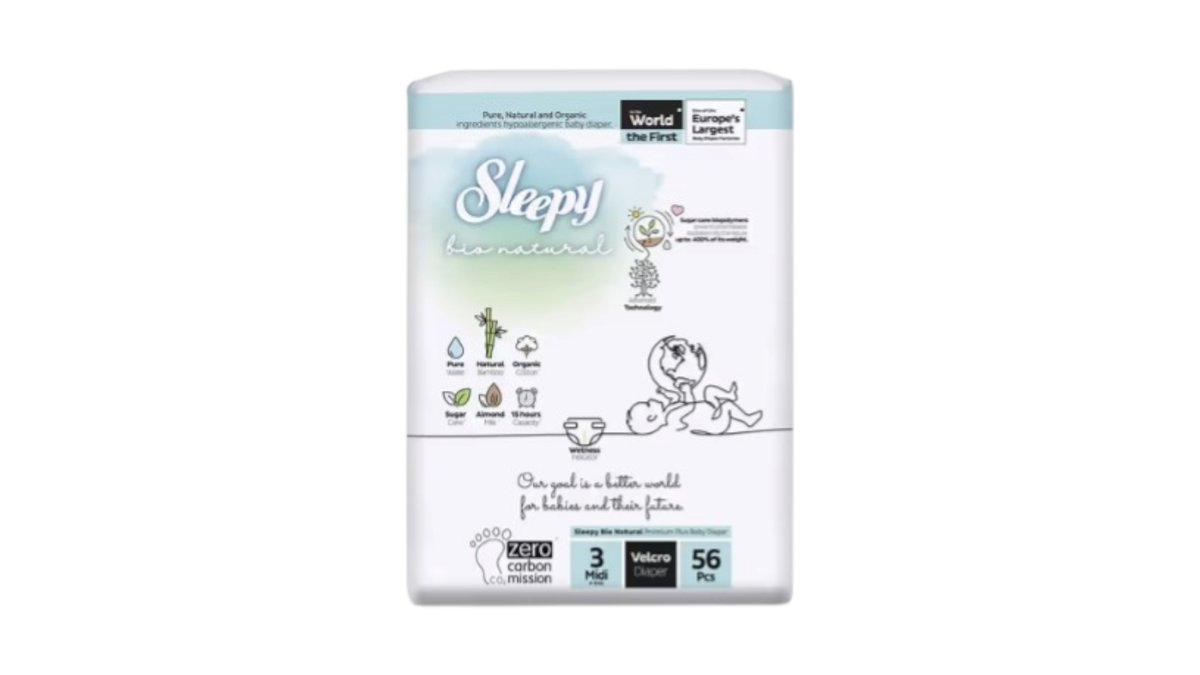 Sleepy Bio Natural Premium Gecə N3 6 ədədli