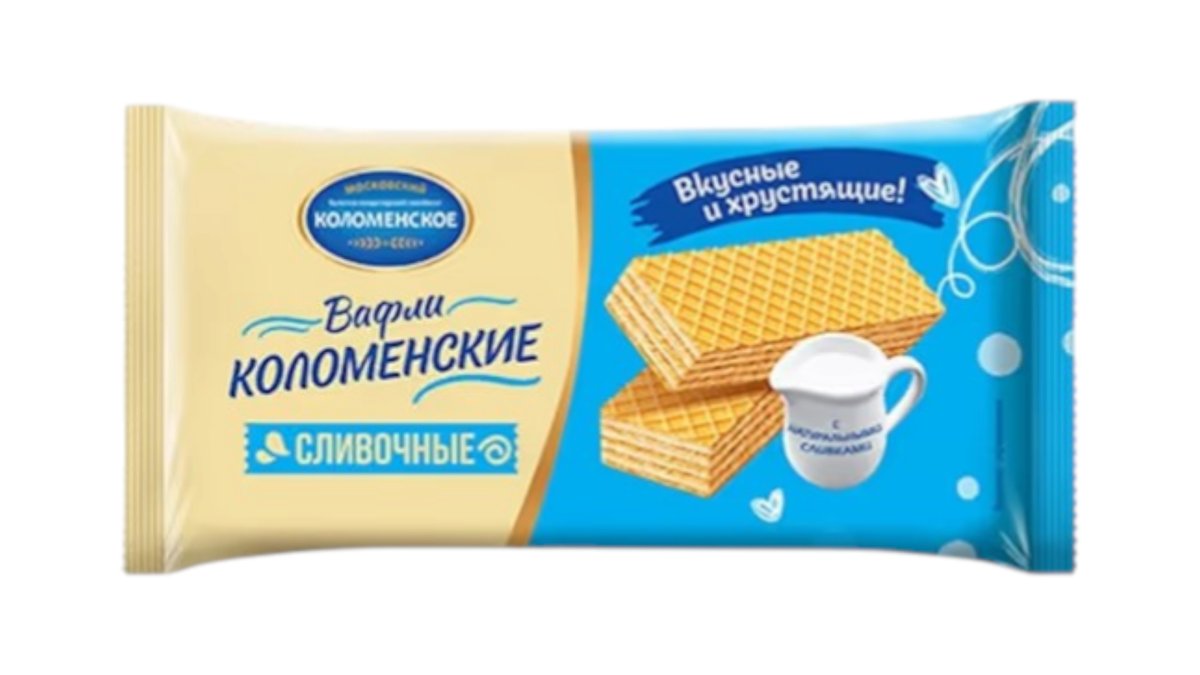 Kolomenskie Qaymaqlı Tradici Vafli