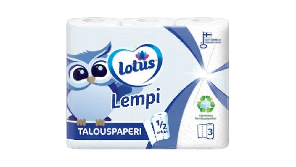 Lotus Lempi talouspaperi 3rl puoliarkki