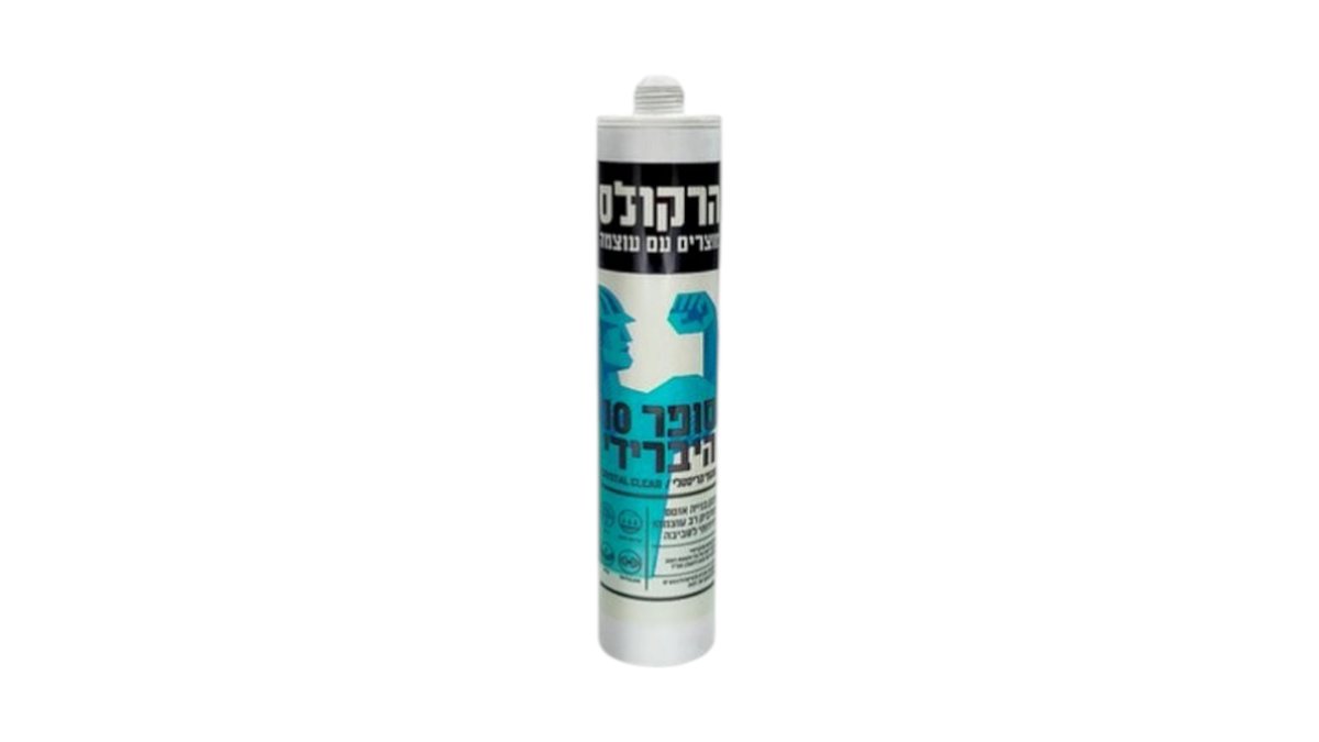 סופר 10 (S-10) הרקולס שקוף קריסטל 💎 | דבק ואיטום עוצמתי "נעלם" | חזק יותר מסופר 7 - טמבוריה בשפירא