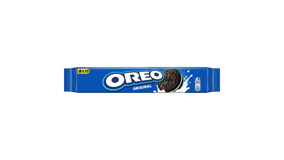 Náhled kategorie OREO Original vanilkové sušenky s náplní dokonalá na cesty 10 sušenek 110 g
