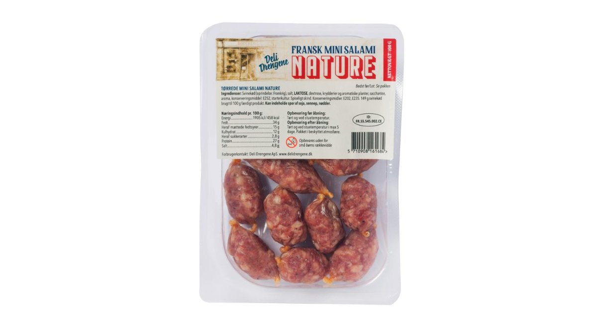 Deli Drengene Mini Saucisson Nature