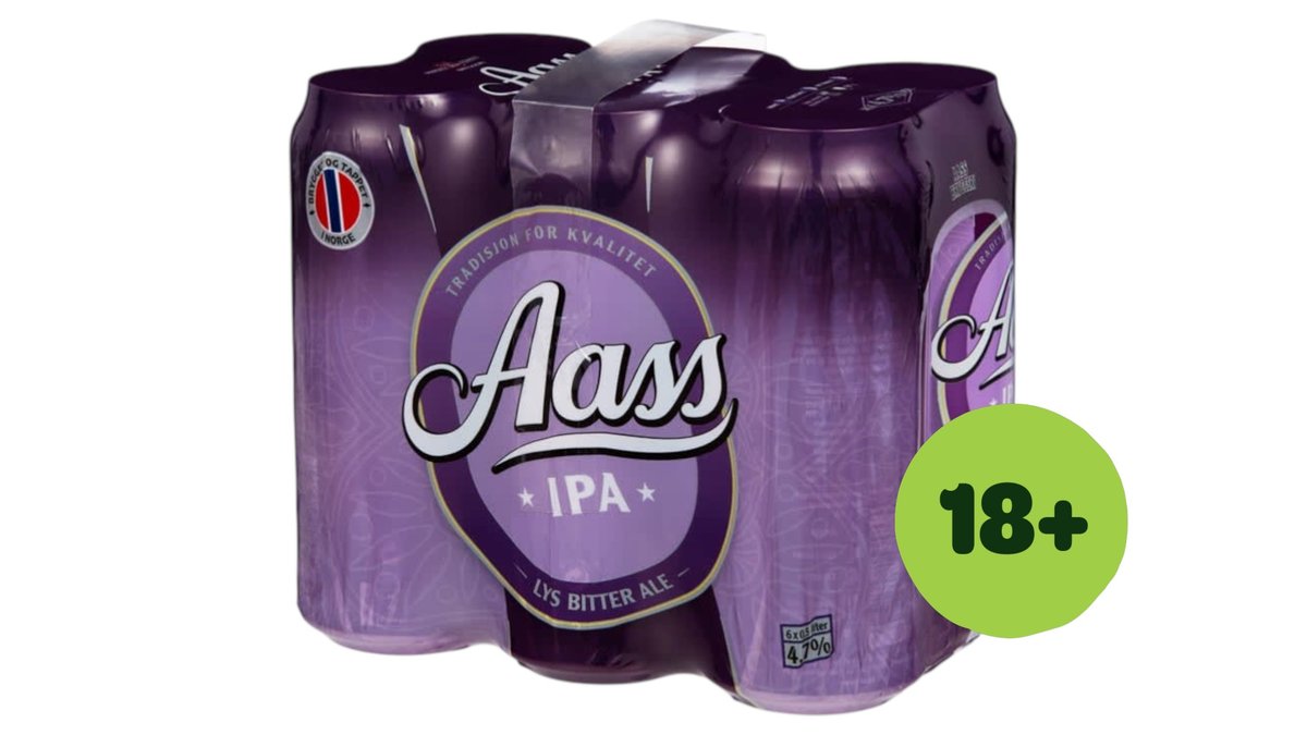 Aass Øl IPA 4.7%, 6x500 ml