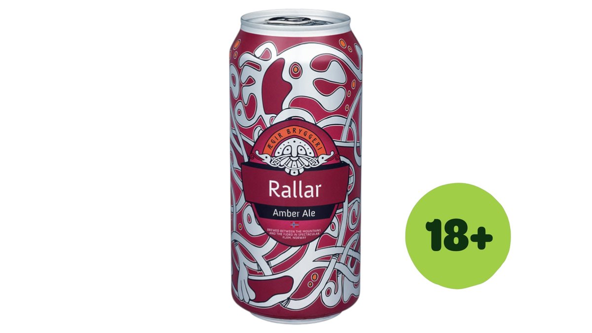 Ægir Øl Rallar Amber Ale 4.7%, 440 ml