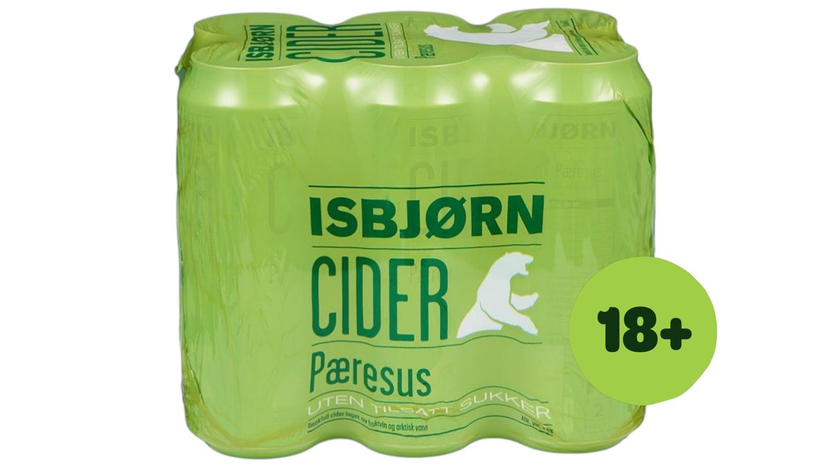 Mack Isbjørn Cider Pæresus 4.5%, 6x500 ml