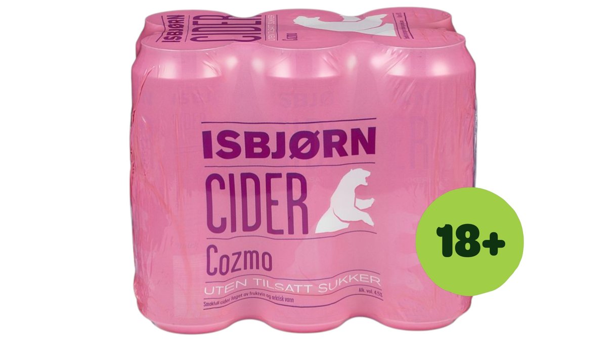 Mack Isbjørn Cider Cozmo 4.5%, 6x500 ml