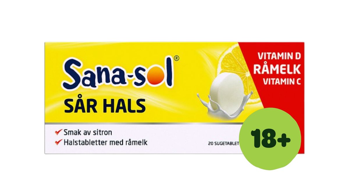 Sana-Sol Sår Hals, 20 stk