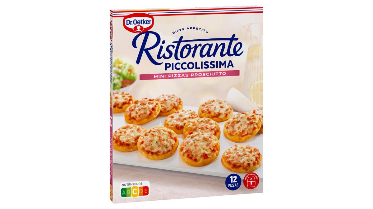 Dr. Oetker Ristorante Piccolissima Prosciutto 12 ks, 288 g