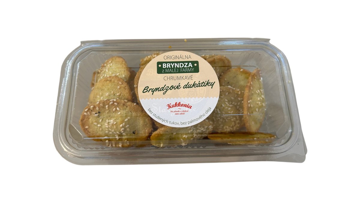 Kukkonia Bryndzové dukátiky, slané pečivo, 150 g