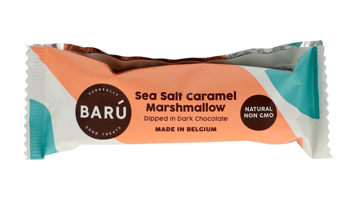 Skumfidusbar m. mørk chokolade & havsalt, Barú