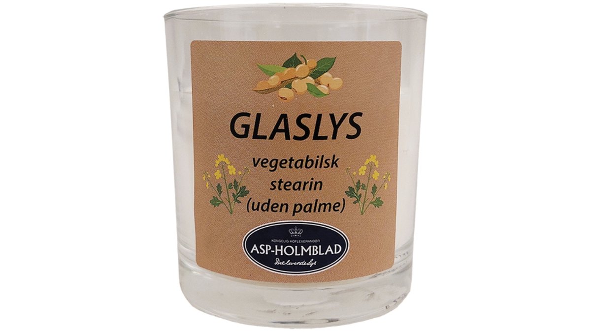Glaslys 7,1X7,6Cm Uden Duft