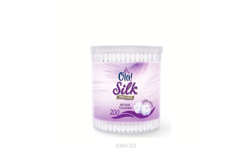 OLA! Ватные палочки Silk Sense банка № 200 шт