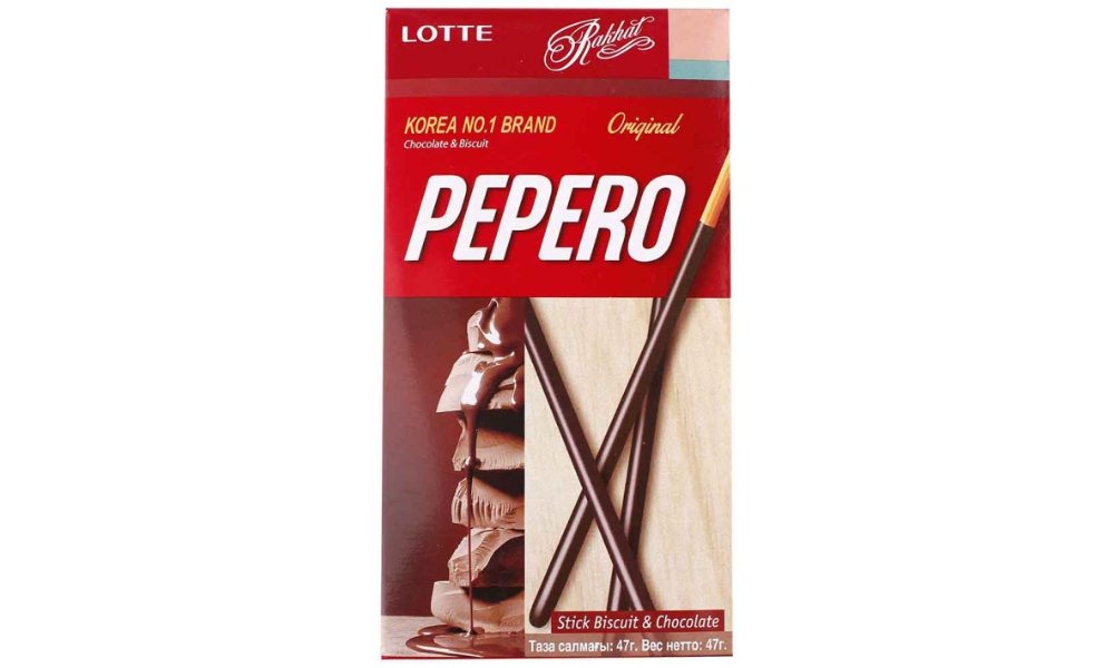 Печенье соломка original Pepero Lotte х/к 47 г