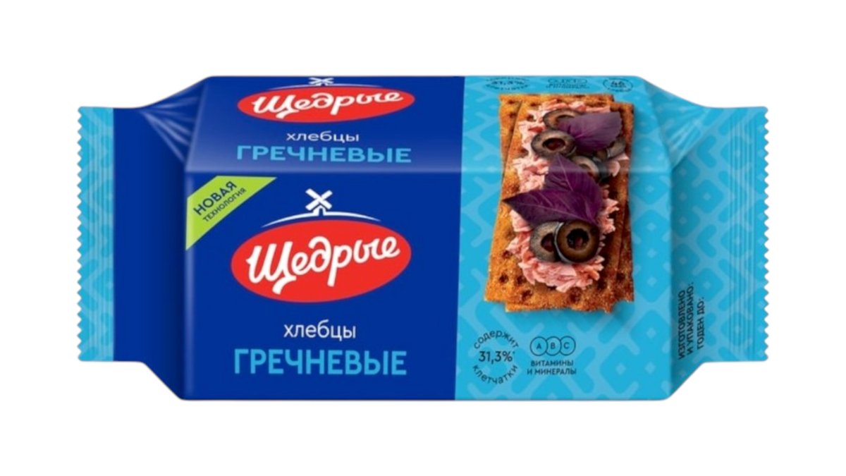 Хлебцы Щедрые гречневые 100 г