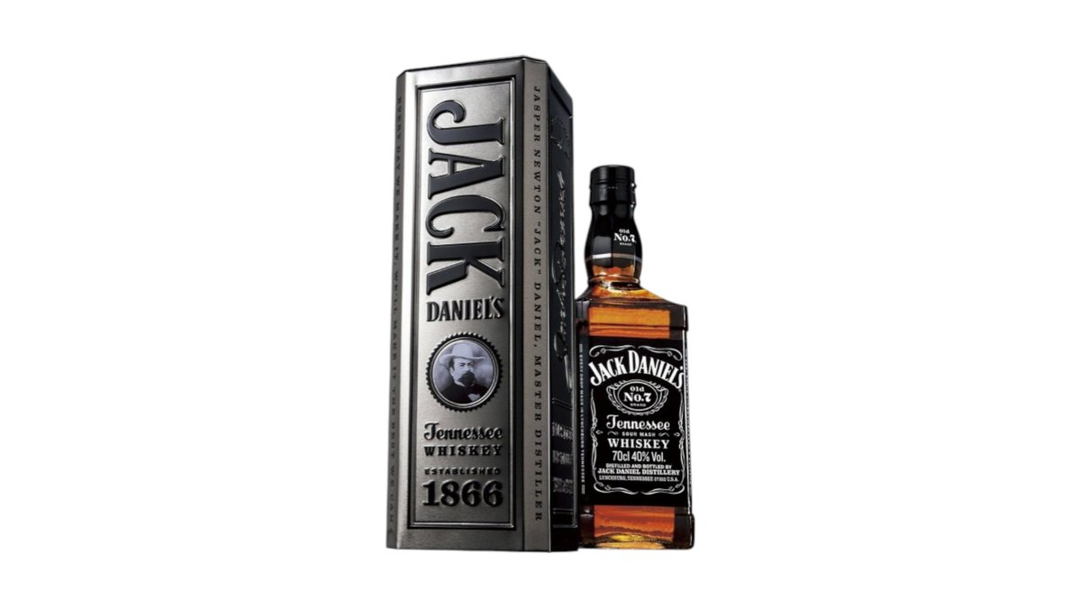 Виски Jack Daniels 40% 0.7 л в металлической коробке