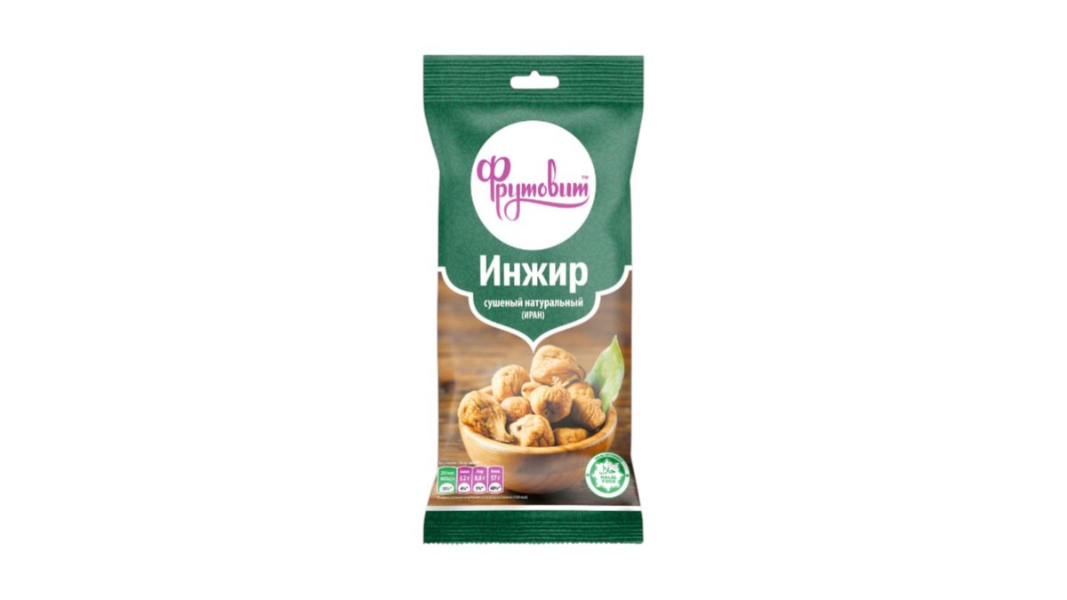 Инжир Фрутовит Сушеный Натур Иран 100гр