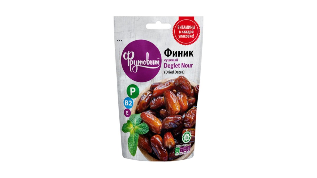 Сухофрукты фрутовит финик алжир/ 200 гр