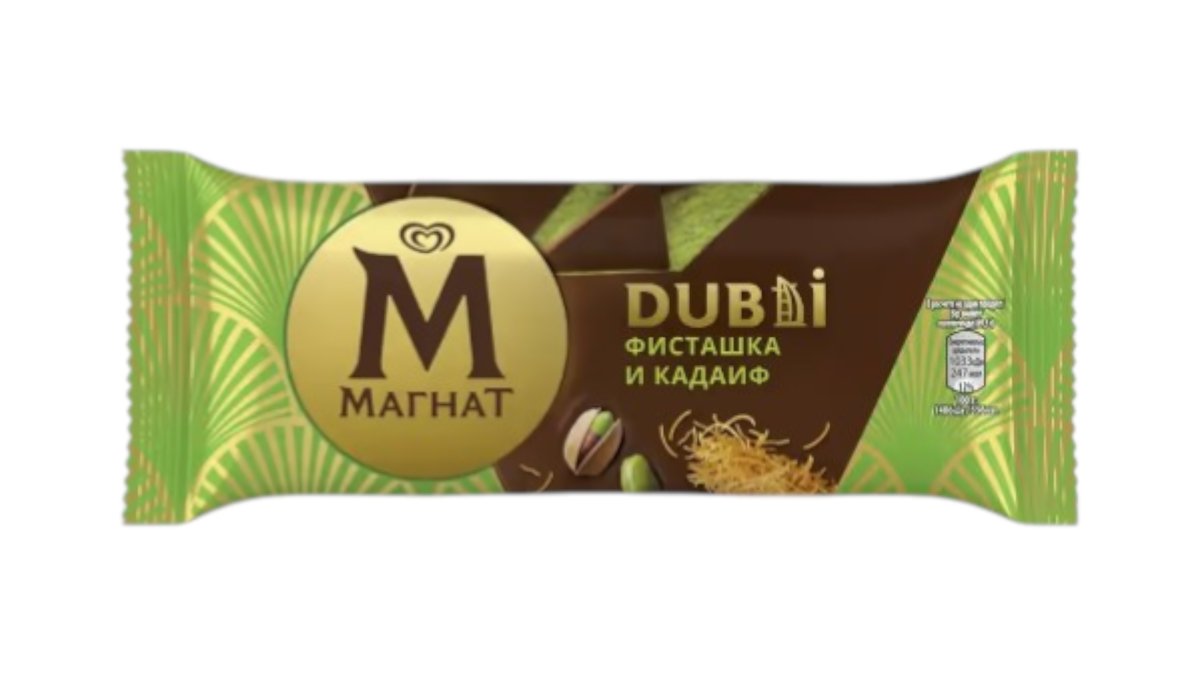 Мороженое Магнат Dubai фисташка и кадаиф 69.5 г