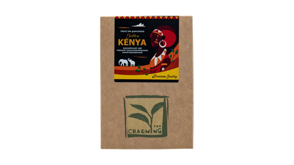 Чай charming golden kenya чёрн. гран. 250 г кор