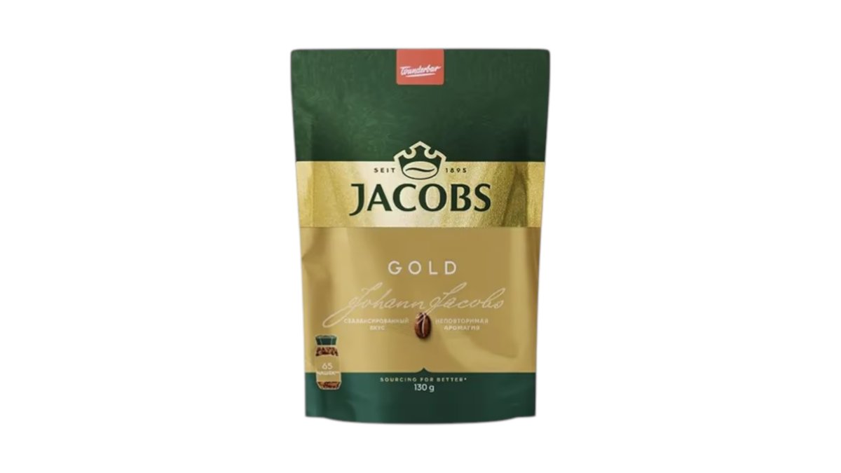 Кофе растворимый Jacobs Gold 130 г