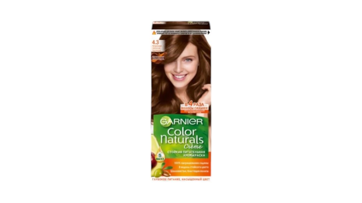 Краска Garnier Naturals 4.3 Золотисто-каштановый