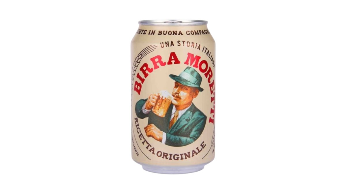 Пиво Birra Moretti светлое 4.6% 0.33 л