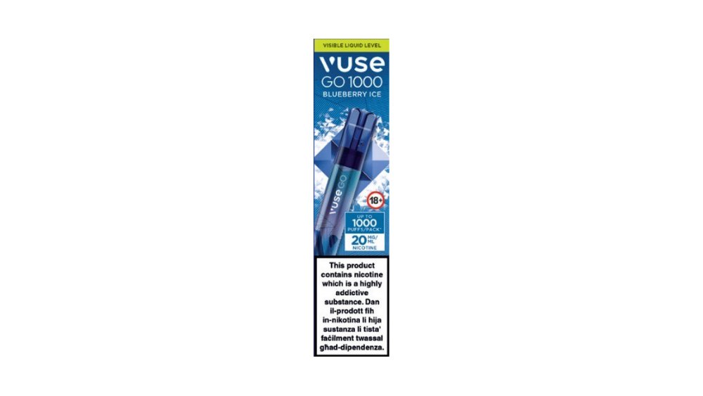 vuse go 1000 blueberry ice 20mg Vuse go vapes blueberry ice 20mg 1000puffs | daves Food Store Birkirkara,  Triq Il-Knisja L-Qadima